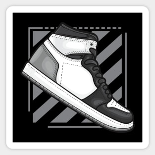 AJ 1 High Grey Fog Sneaker Sticker